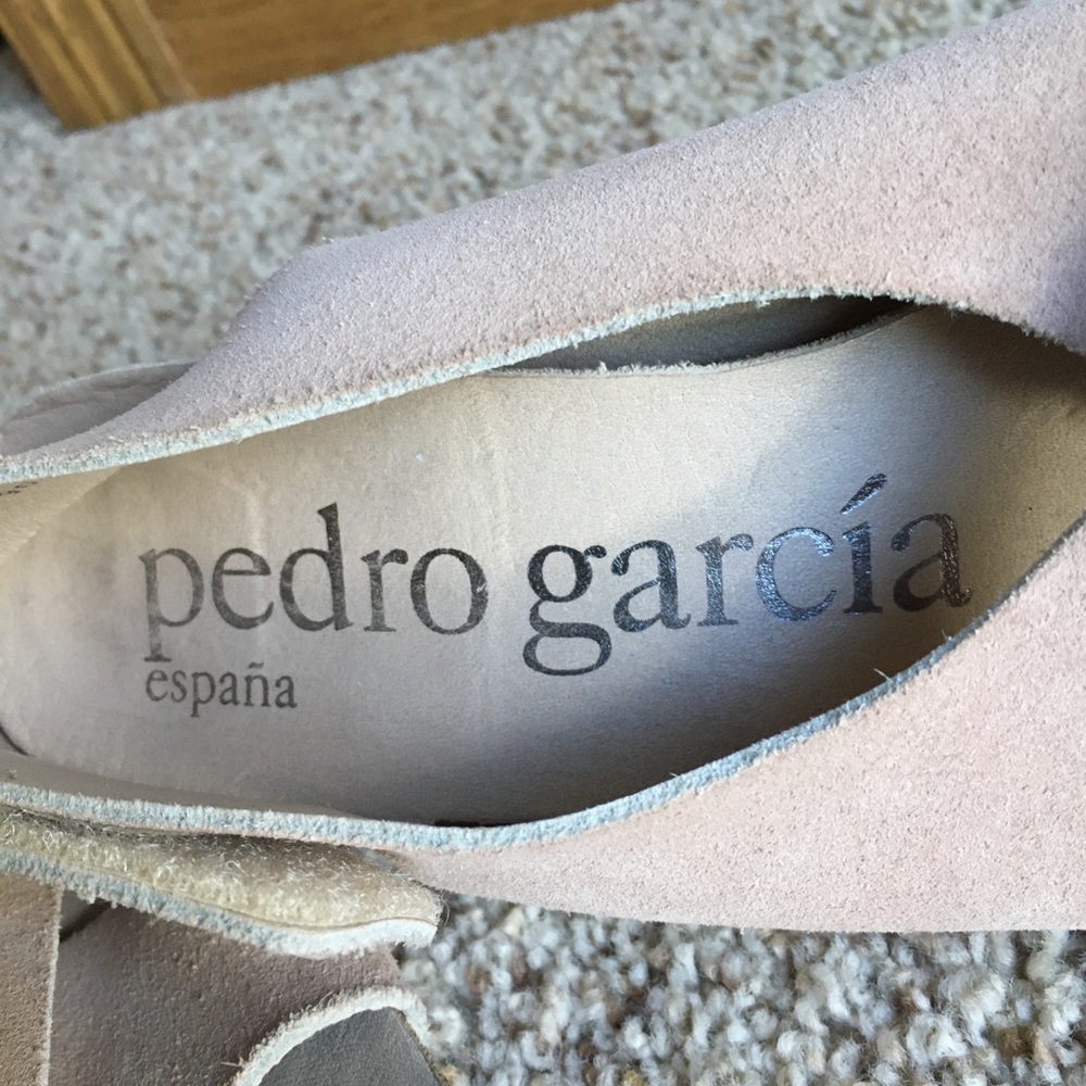Pedro Garcia Libby Criss-Cross Mid Heel Sandals - Picture 10 of 13
